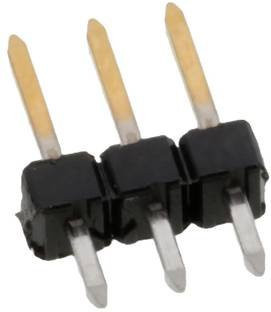 Molex Stiftleiste Standard 22284036 Bulk in Schwarz mit Goldkontakten - Bild 1