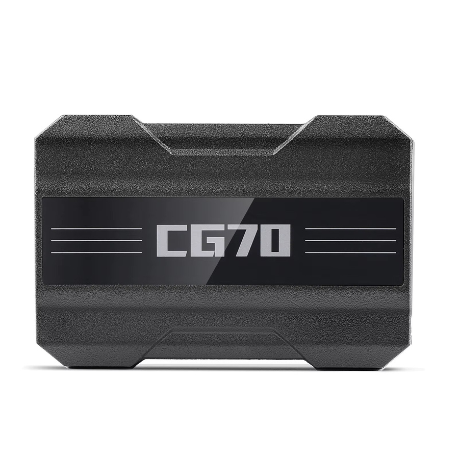 CGDI CG70 V1.2.4.0 Airbag-Reset-Tool in Schwarz zur Fehlercode-Auslesung ohne Demontage oder Schweißen - Bild 2