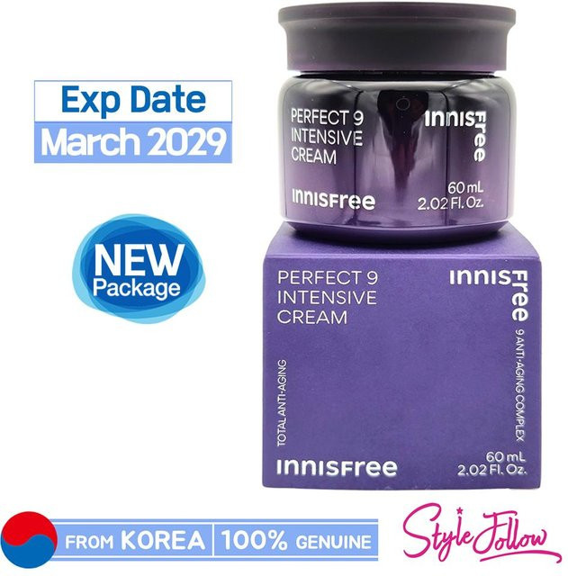 INNISFREE Perfect 9 Intensive Cream, 60 ml, mit Yeongjucho-Pilz - Bild 1