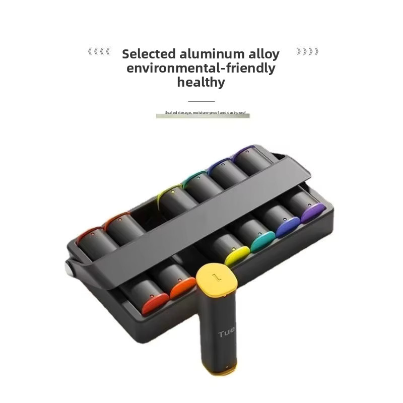 Untior Medikamenten-Aufbewahrungsbox, Regenbogen, Unisex - Bild 2