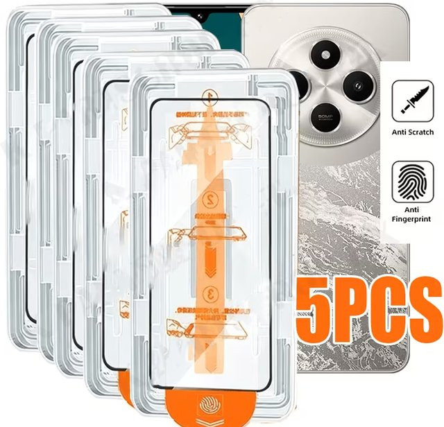 Displayschutzfolie aus HD Panzerglas für Xiaomi Poco X8 Pro Max, X8 Pro und F8 Ultra, transparent, 1 oder 5 Stück - Bild 1