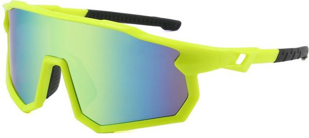Binchi Keji Travel Sportsonnenbrille, Wrap, Unisex, Kunststoff, Gelb - Bild 1