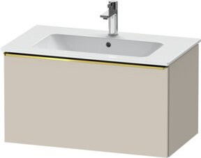 Duravit Waschtischunterschrank D-Neo beige glänzend wandhängend B: 81 cm, T: 46,2 cm, H: 44 cm - Bild 1