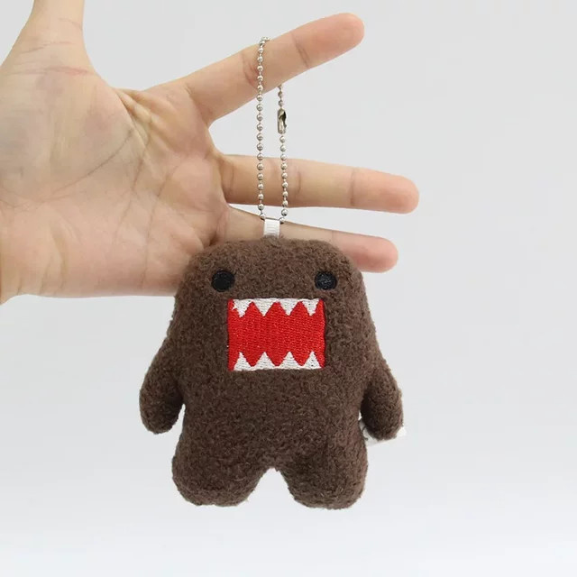 Domo Kun Plüsch-Schlüsselanhänger, Braun - Bild 1