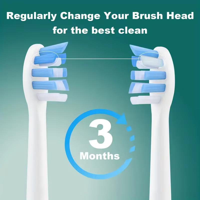 Philips Ersatzbürstenköpfe für elektrische Zahnbürsten, kompatibel mit EasyClean und Gum Health, Weiß, 4 bis 16 Stück - Bild 2