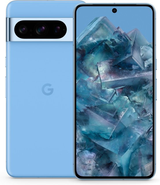 Google Pixel 8 Pro 5G Smartphone 128GB 6.7 Zoll Android in Bay Blue - Bild 1
