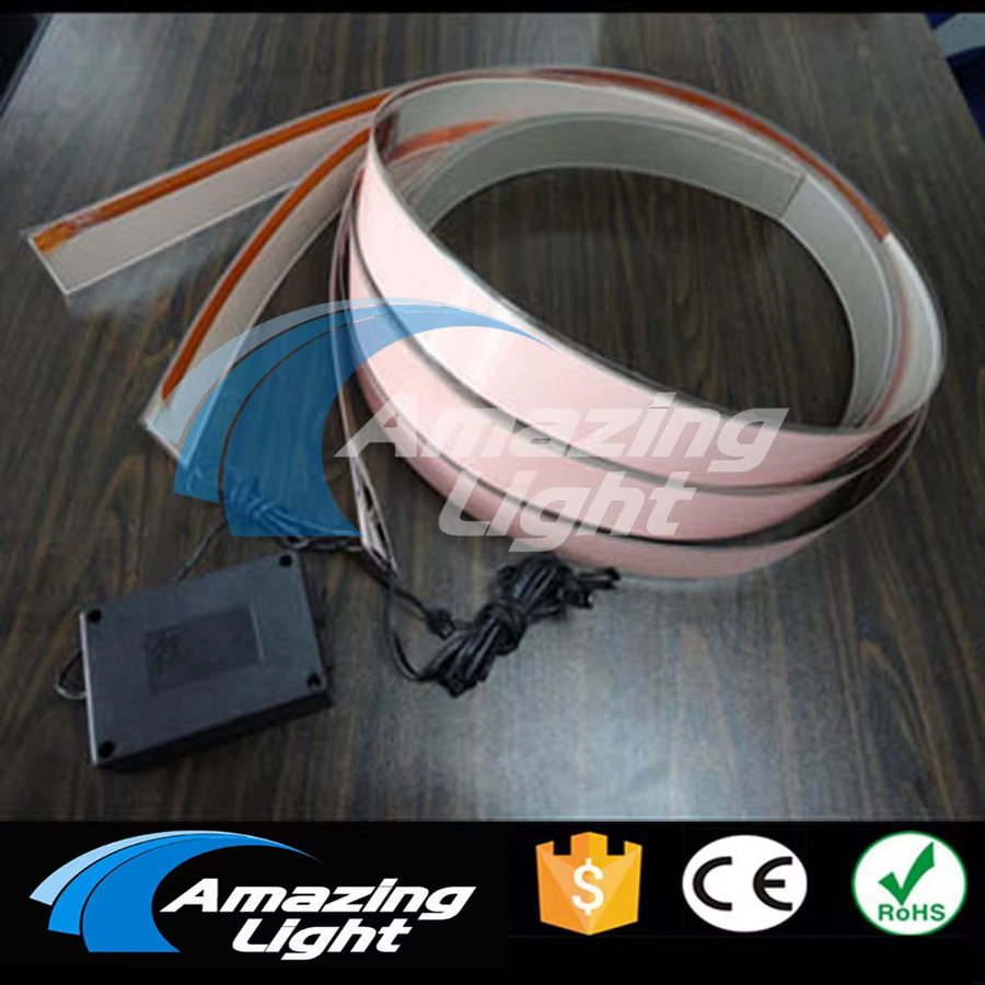 Flexibler EL-Streifen Weißes Elektrolumineszierendes Neonband mit DC12V Wechselrichter, Breite: 3 cm, Länge: 100 cm - Bild 2