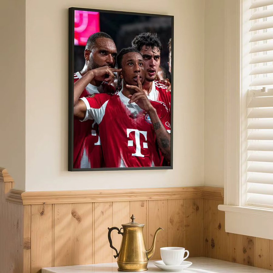 KAYOU Bayern München Champions Poster selbstklebender Kunst-Aufkleber aus wasserfestem Papier für deine Wanddekoration - Bild 4