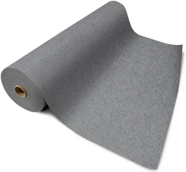 Floordirekt Messeteppich Sintra Gangläufer Grau Meliert B: 200 cm, L: 2500 cm - Bild 1