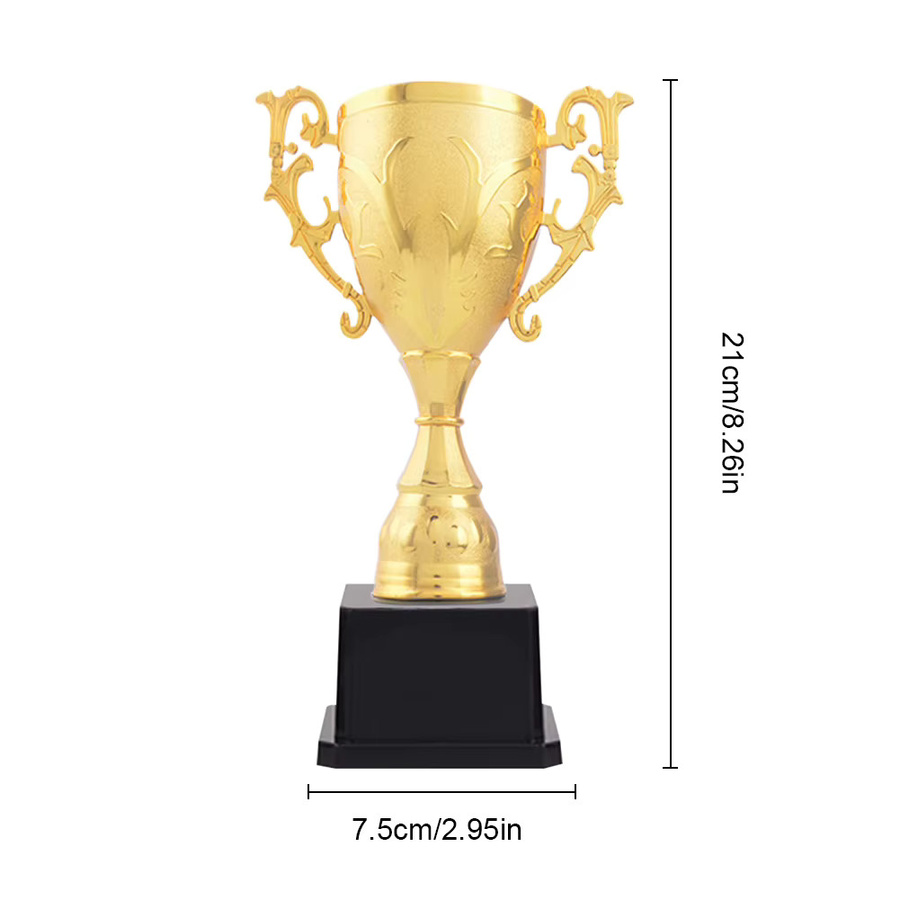 NovaSphere Gold Kunststoff Belohnung Trophäe Tasse, Fußball Medaillen - Bild 5