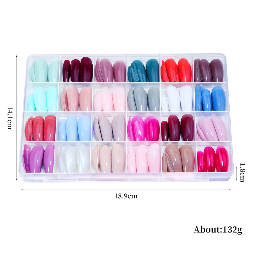 Misscheering Kunstnägel Set, Glänzend, 576 Stück - Bild 3