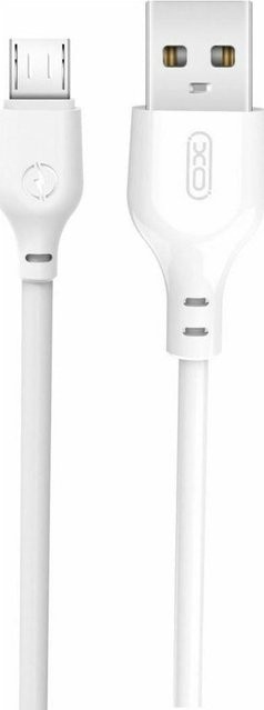 XO Design Daten- und Ladekabel USB-A auf microUSB NB103, 18W, Weiß, 2m - Bild 1