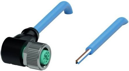 Pepperl+Fuchs 240770-0004 Sensor-Aktor-Steckverbinder, konfektioniert, blau, 4 Polzahl, 30 m Länge - Bild 1