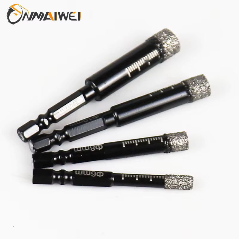 Onmaiwei Diamant-Lochsäge Set mit Sechskantschaft für Keramik, Marmor, Granit und Porzellan, Lochöffner für Trockenkeramikfliesen, 5–16 mm - Bild 6