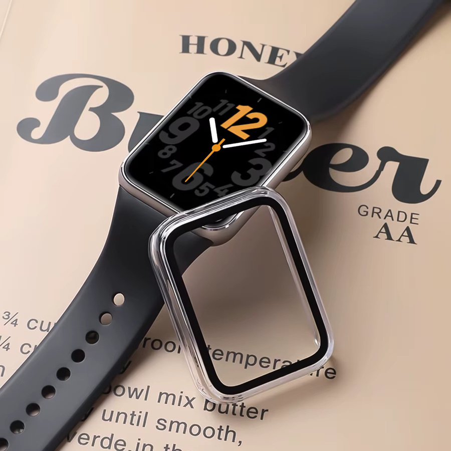CAOWTAN Displayschutzfolie und Hülle für Xiaomi Miband 10Pro, Keramik, Schwarz - Bild 5