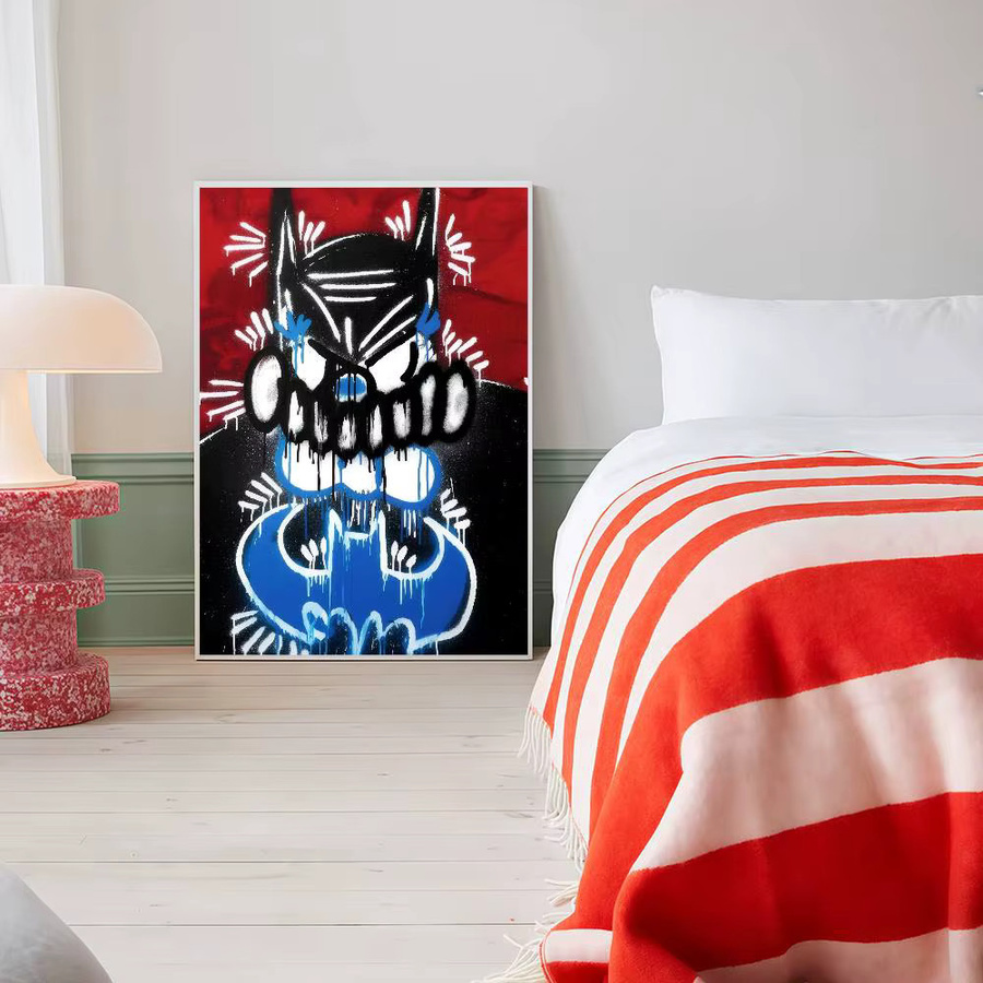 Abstrakte Kunst O-Olaolu S-SSlawn Klassische Vintage-Poster als Retro-Wandkunst in Mehrfarbig, Rechteckig - Bild 3
