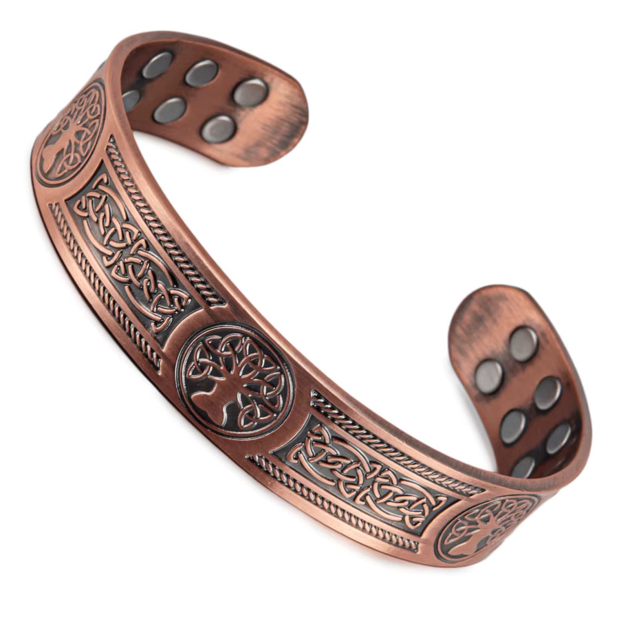 Vinterly Armband Kupfer, Vintage, Manschettenarmreif - Bild 6