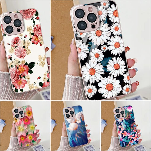 Stoßfeste Handyhülle mit Ölgemälde-Blumenmotiv für Samsung Galaxy S26 Ultra S25 Ultra S24 Plus S23 A56 A55 A26 A25 A07 A16 A17 in Multicolour - Bild 1