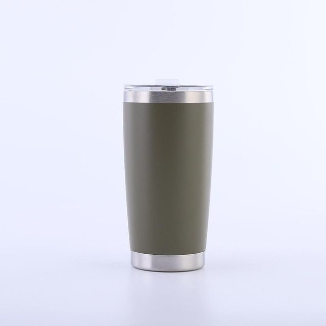 Spray Ice Ba Edelstahl Outdoor Tasse Doppelwandig, 20oz, Grün - Bild 1
