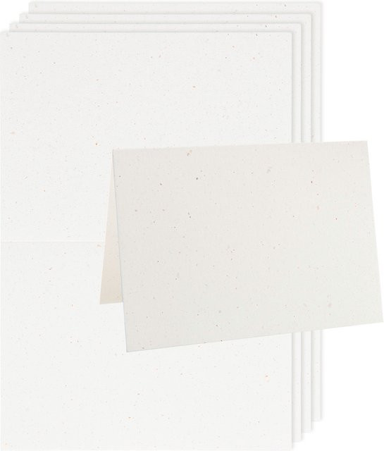 Rico Design Paper Poetry Renew Karten A6 Offwhite-roségold - Bild 1