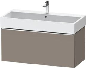 Duravit Waschtischunterschrank D-Neo, wandhängend, Grau matt, Breite: 98,4 cm, Tiefe: 44,0 cm - Bild 1