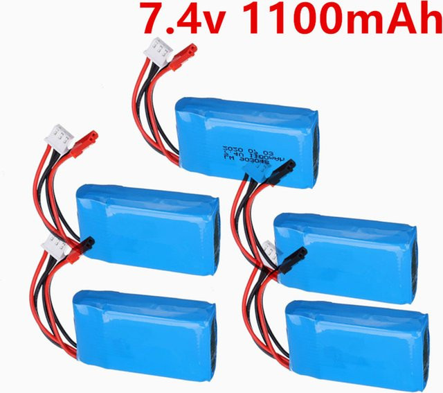 Wltoys Lipo-Akku 7,4V 1100mAh für 1/18 RC Autos Ersatzteil 903048 - Bild 1
