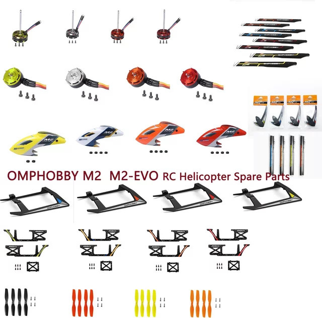 OMPHOBBY M2 EVO RC Hubschrauber Ersatzteile Set - Bild 1
