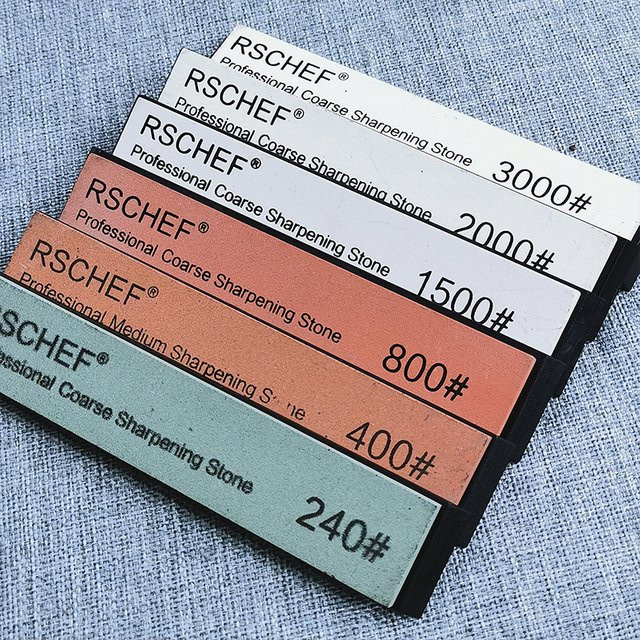 RSCHEF Schleifstein für Messerschärfer mit 120-3000 Körnung in Multicolour, rechteckig - Bild 1