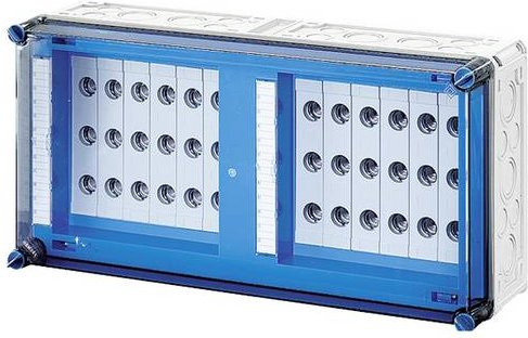 Hensel Sicherungshalter 63A Wandmontage Blau aus Kunststoff - Bild 1