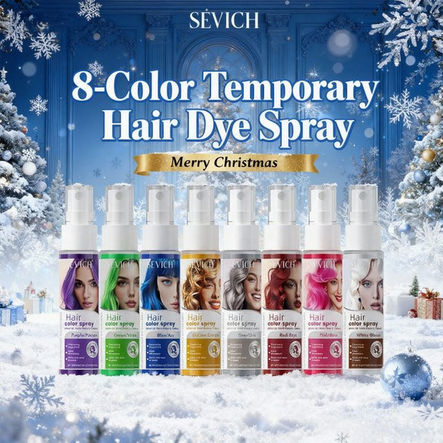 Sevich Temporäres Haarspray, Lila Grün, Unisex - Bild 1