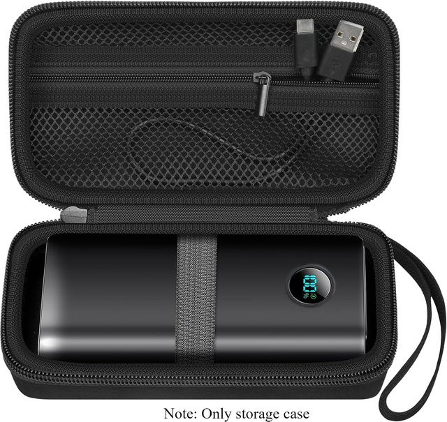 Schutzhülle für tragbare Powerbank von Kasfoti in Schwarz - Bild 1