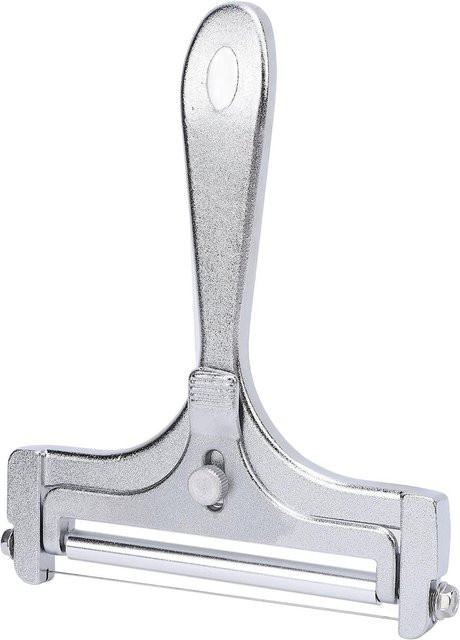 CosyHome Käseschneider aus Edelstahl mit verstellbarer Dicke in Weiß und Silber - Bild 1