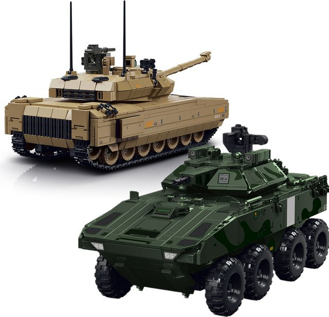 HYMILENARIO Militär Armee Soldaten Panzer Modell Bausteine Spielzeug - Bild 1