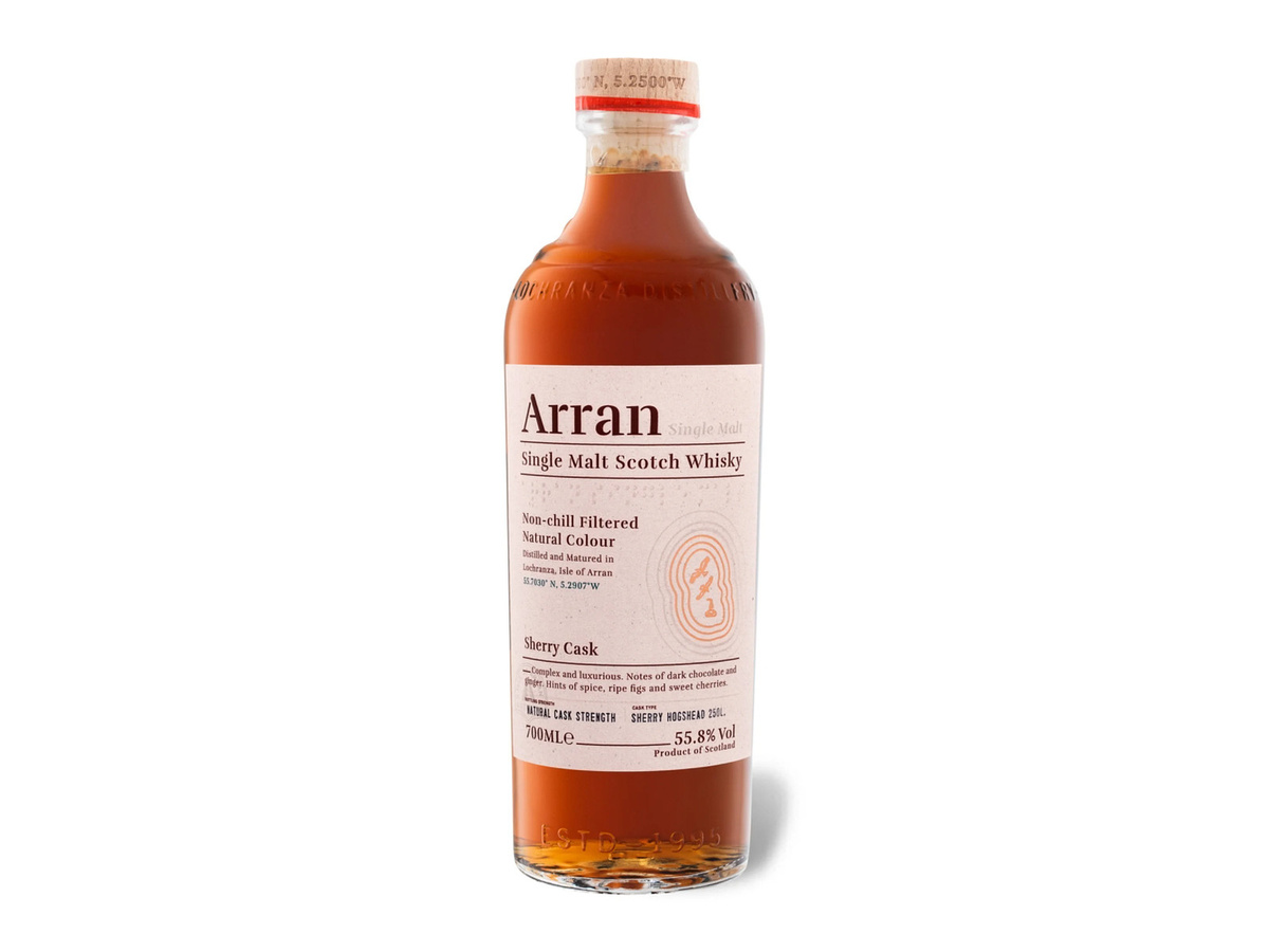 Isle of Arran Distillery, Single Malt Scotch Whisky, Sherryfass, 0,7 l - Bild 2