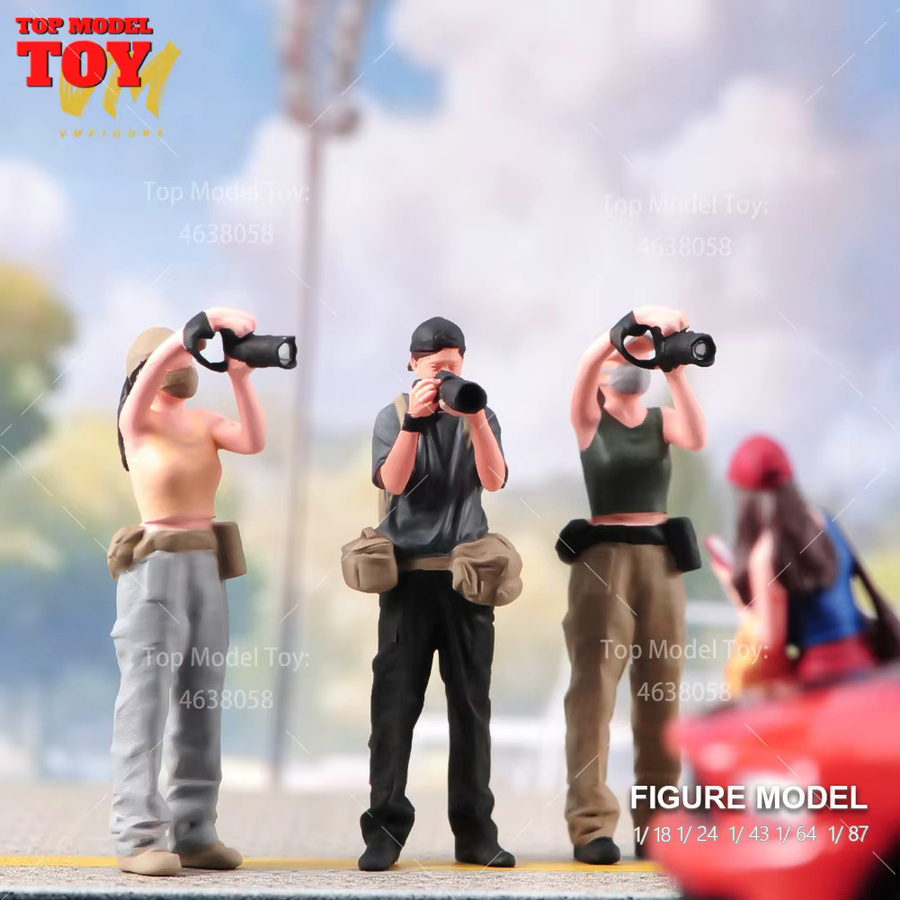 MAK Bemalte Miniaturen, Professioneller Fotograf, Figur, Unbemaltes Modell - Bild 2