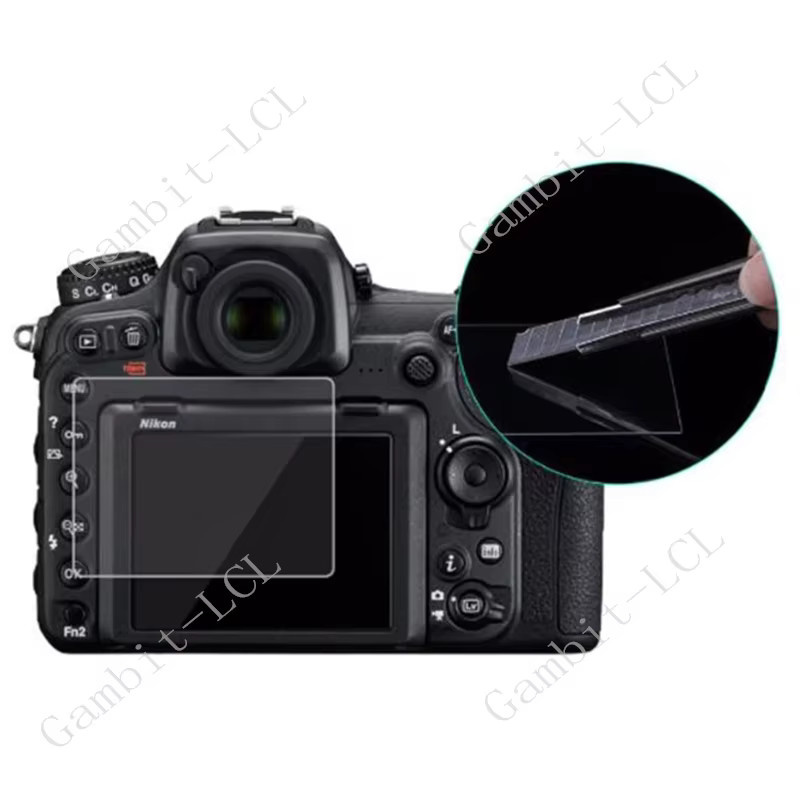 Nikon LCD-Bildschirmschutzfolie aus gehärtetem Glas in Transparent für D4S D5 D500 D600 D610 D7100 D7200 D750 D780 D800 D800E D810 D850 Kameras - Bild 2
