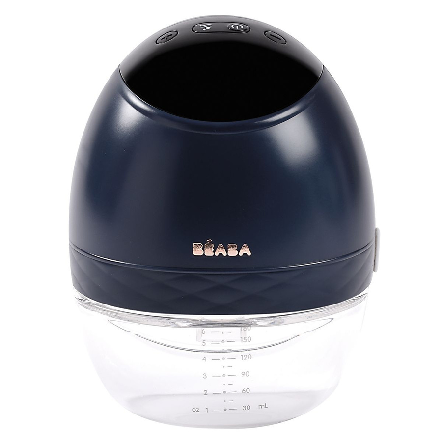 Beaba Elektrische Milchpumpe Hands-free in Nachtblau, BPA-frei und wiederaufladbar - Bild 1