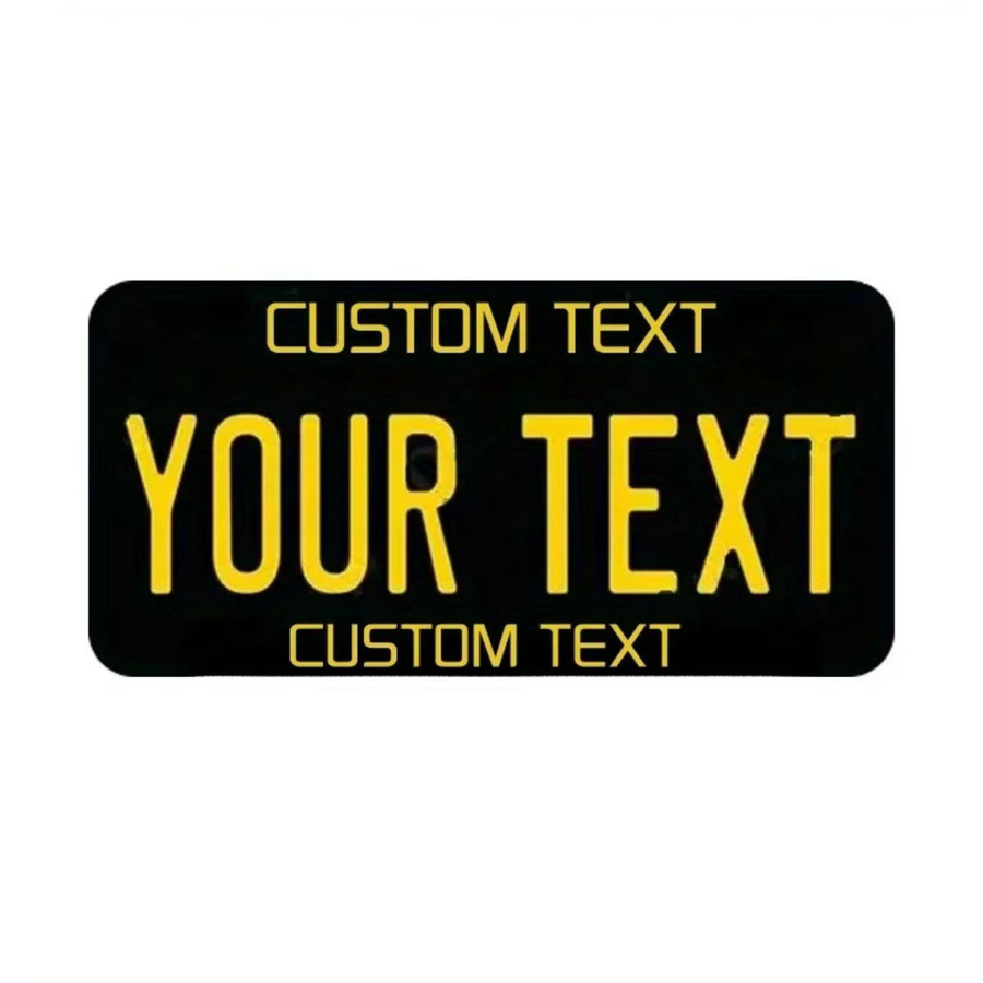 Personalisierte USA City Autokennschild-Nachbildungen von CIFBUY in Multicolor, B/H: 30,48 x 15,24 cm - Bild 3