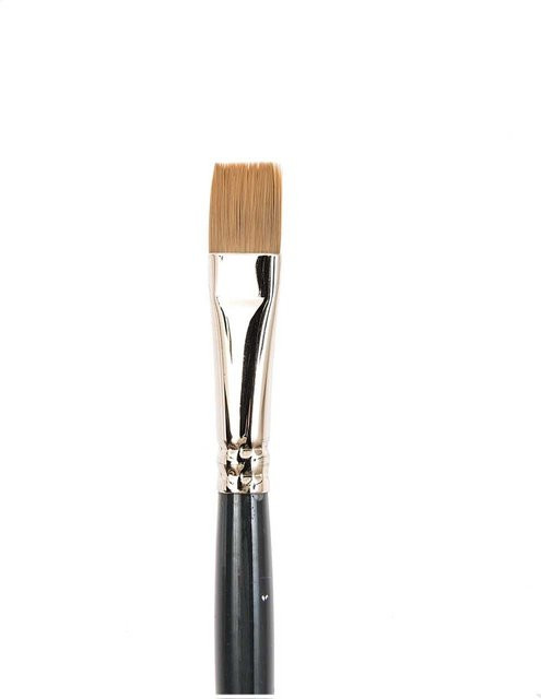 Rico Design Aquarellpinsel Art School Synthetic flach mit grauem Stiel Größe 6 - Bild 1