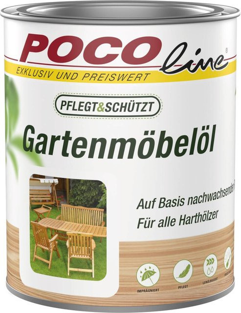 POCOline Gartenmöbelöl farblos 0,75 l - Bild 1