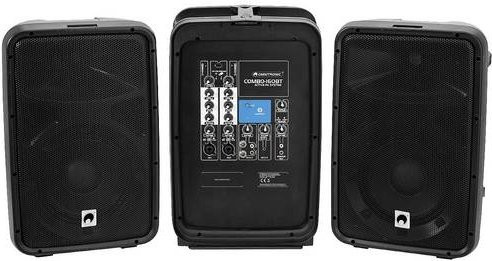 Omnitronic COMBO-160BT Aktives PA-Lautsprecher-Set mit Bluetooth in Schwarz - Bild 1
