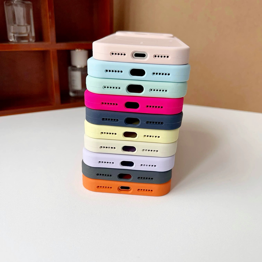 Apple iPhone 17 Pro Max und iPhone 17 Pro Magnetische Flüssigsilikon Schutzhülle mit MagSafe in Purple - Bild 3