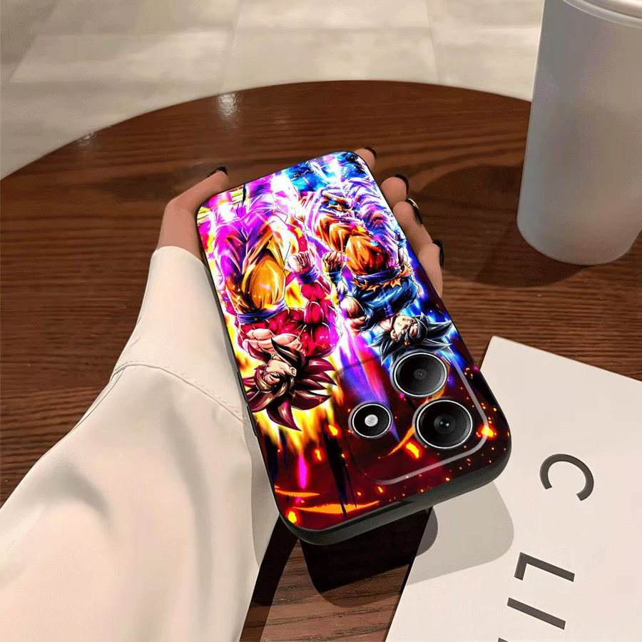 Dragon Ball Goku weiche Handyhülle für Xiaomi Redmi Note 14 A3 A3x 10 10C 8 8T A1 A2 Plus 9 14C 11 K80 13 Pro Plus A4 13C 12 in Multicolour - Bild 4