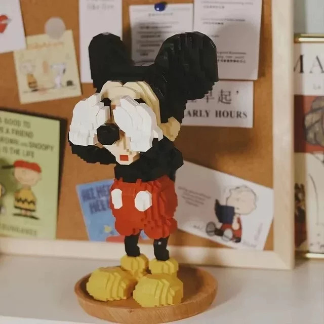 Potdemiel Disney Mickey und Minne Mikro Partikel Steine, Baustein Modell - Bild 1