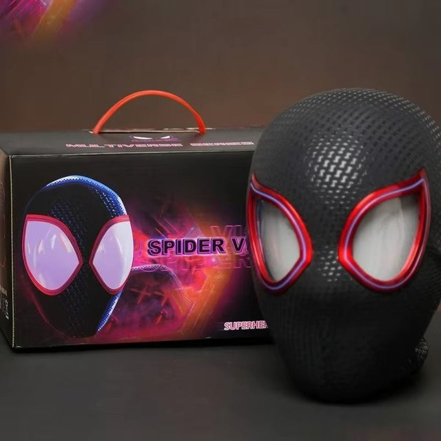 Hot Toys Marvel Miles Morales Maske, mit beweglichen Augen, Spielzeug - Bild 1
