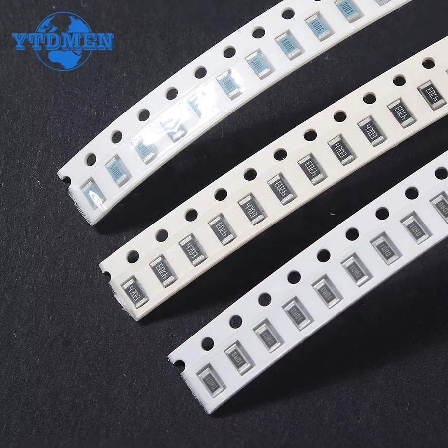 YTDMEN SMD-Widerstands Set 1500 Stück, 60 verschiedene Werte von 0 Ohm bis 10 Ohm, Toleranz 1 %, Bauformen 0603 0805 1206 - Bild 2