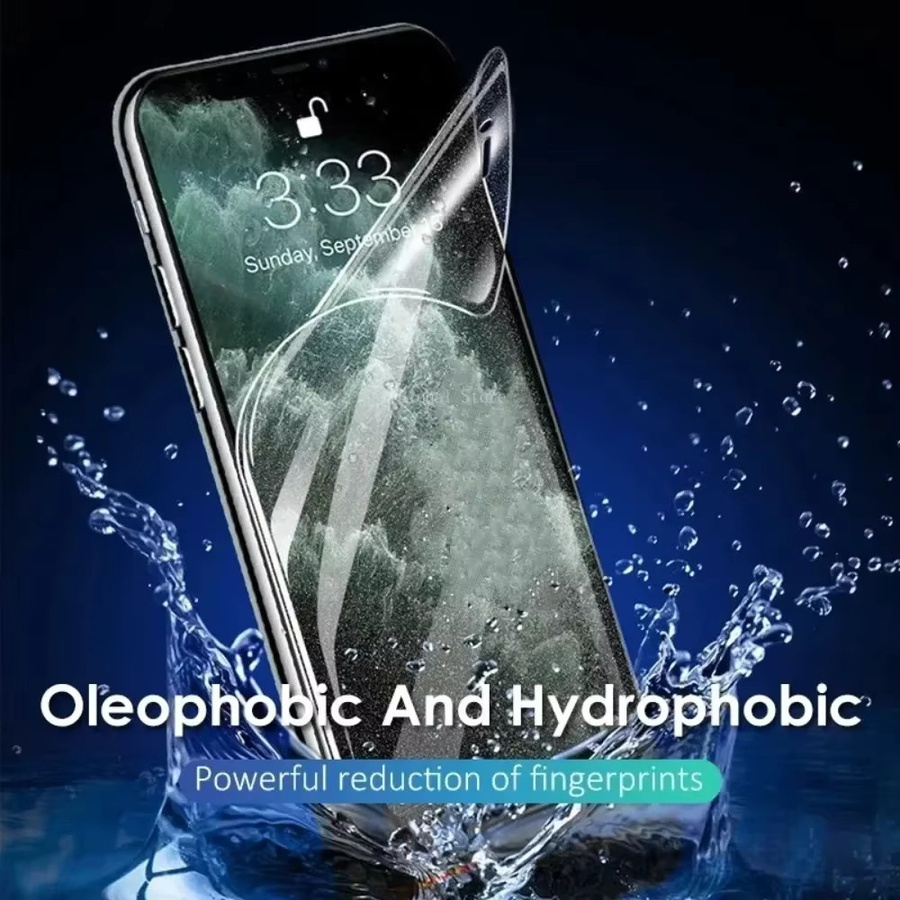 3er-Pack Matte Hydrogel Displayschutzfolie für iPhone 11 bis iPhone 16 Pro Max sowie iPhone X, XR, XS Max, 7, 8 Plus und SE in Transparent von DIXSG - Bild 6