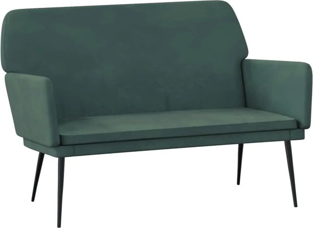 vidaXL Sitzbank aus Samt in Dunkelgrün B/T/H: 108 x 79 x 79 cm - Bild 1