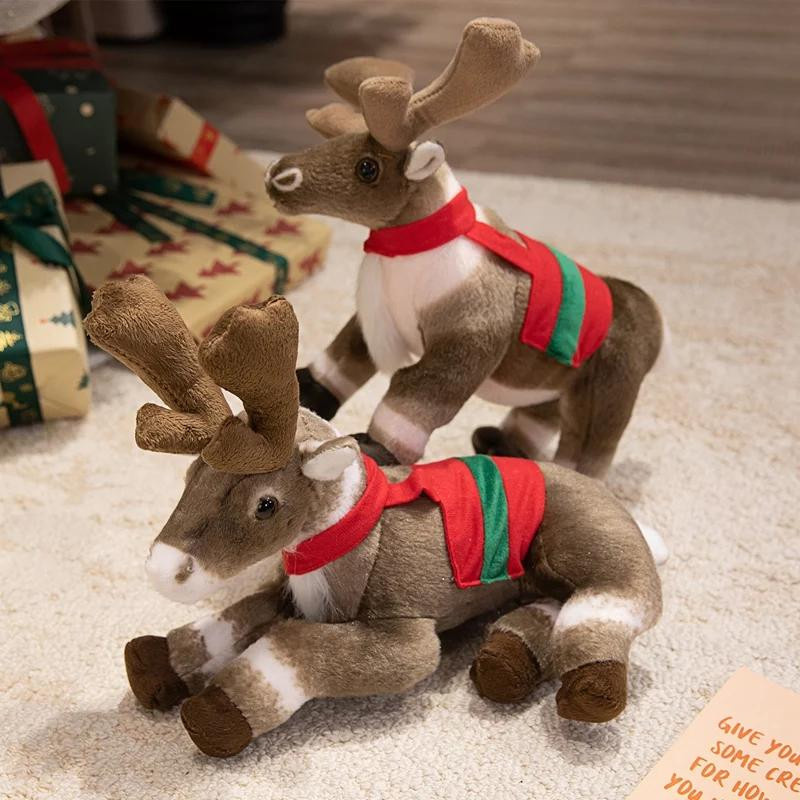 Weihnachts-Elch Plüschtiere, Stofftiere, 32cm, ab 14 Jahren - Bild 3