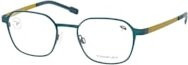 Titanflex 830151 Brille, Vollrand, quadratisch, Titanium, blue multicolour, Unisex - Bild 1